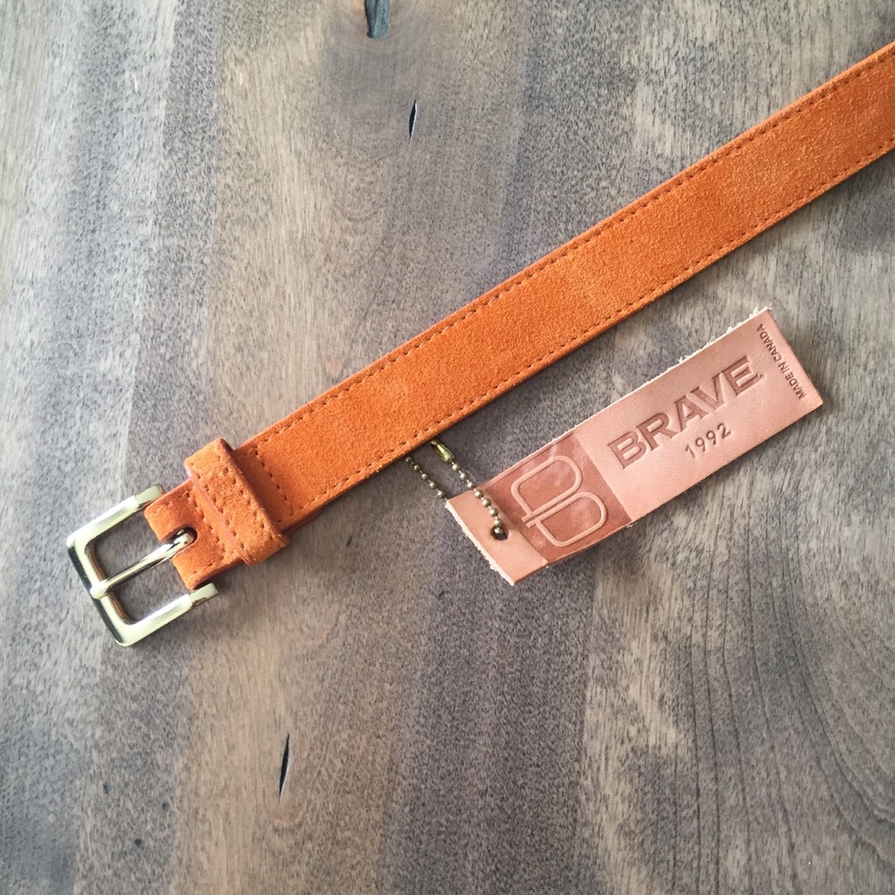 Belt orange suedish Brave